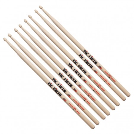 Vic Firth 7A American Hickory Value Pack
